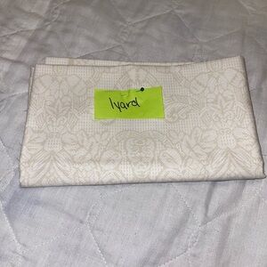 Cream Floral Damask Upholstery Fabric - Elegant Home Décor